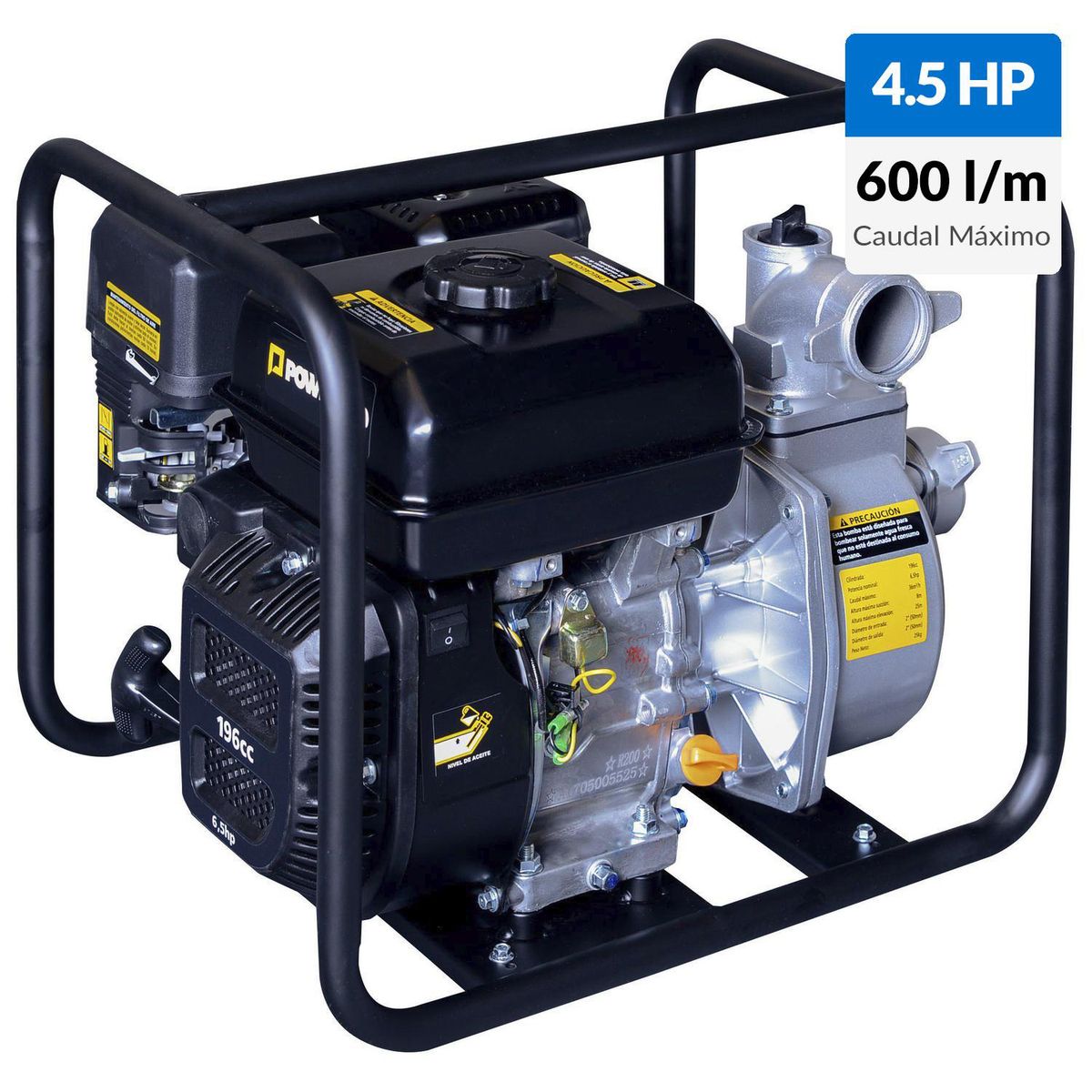 POWER PRO - Motobomba 2" a gasolina 5,4HP