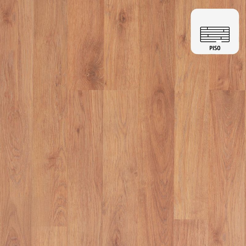 HOLZTEK - Piso flotante 8 mm oak 128,5x19,2 cm 2,22 m2