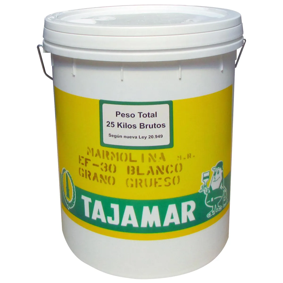 TAJAMAR - Marmolina Tajamar Ef-30 Textura Muro Blanco 25 Kg