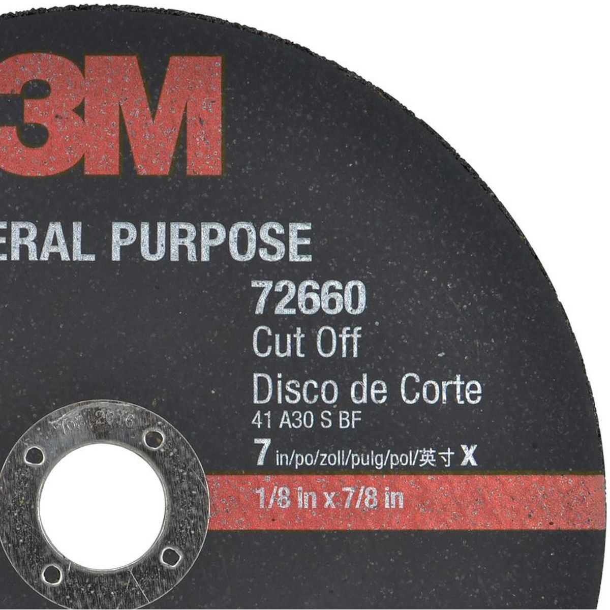 3M - Disco de corte 7" grano abrasivo