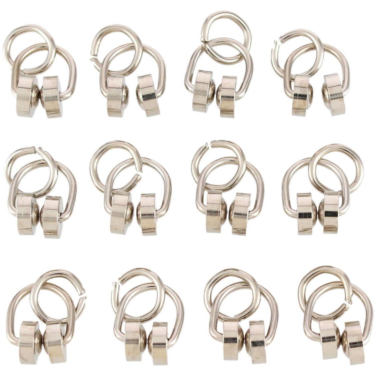 DECOROD - Set de rollos para cortina 12 unidades