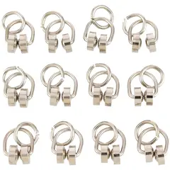 DECOROD - Set de rollos para cortina 12 unidades
