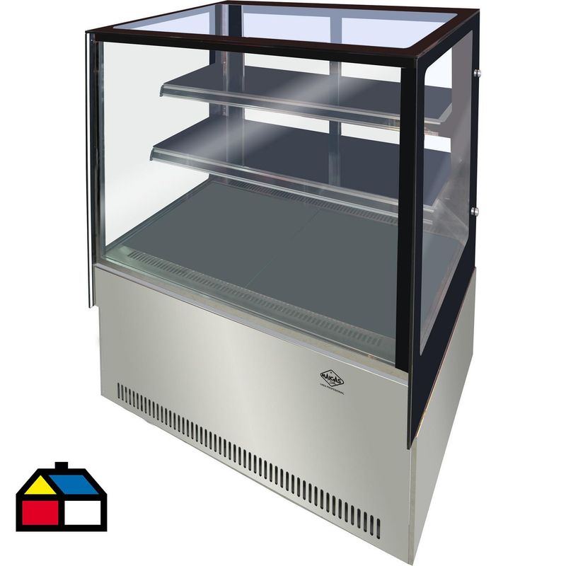 MAIGAS - Vitrina refrigerada 375 litros pastelera gris