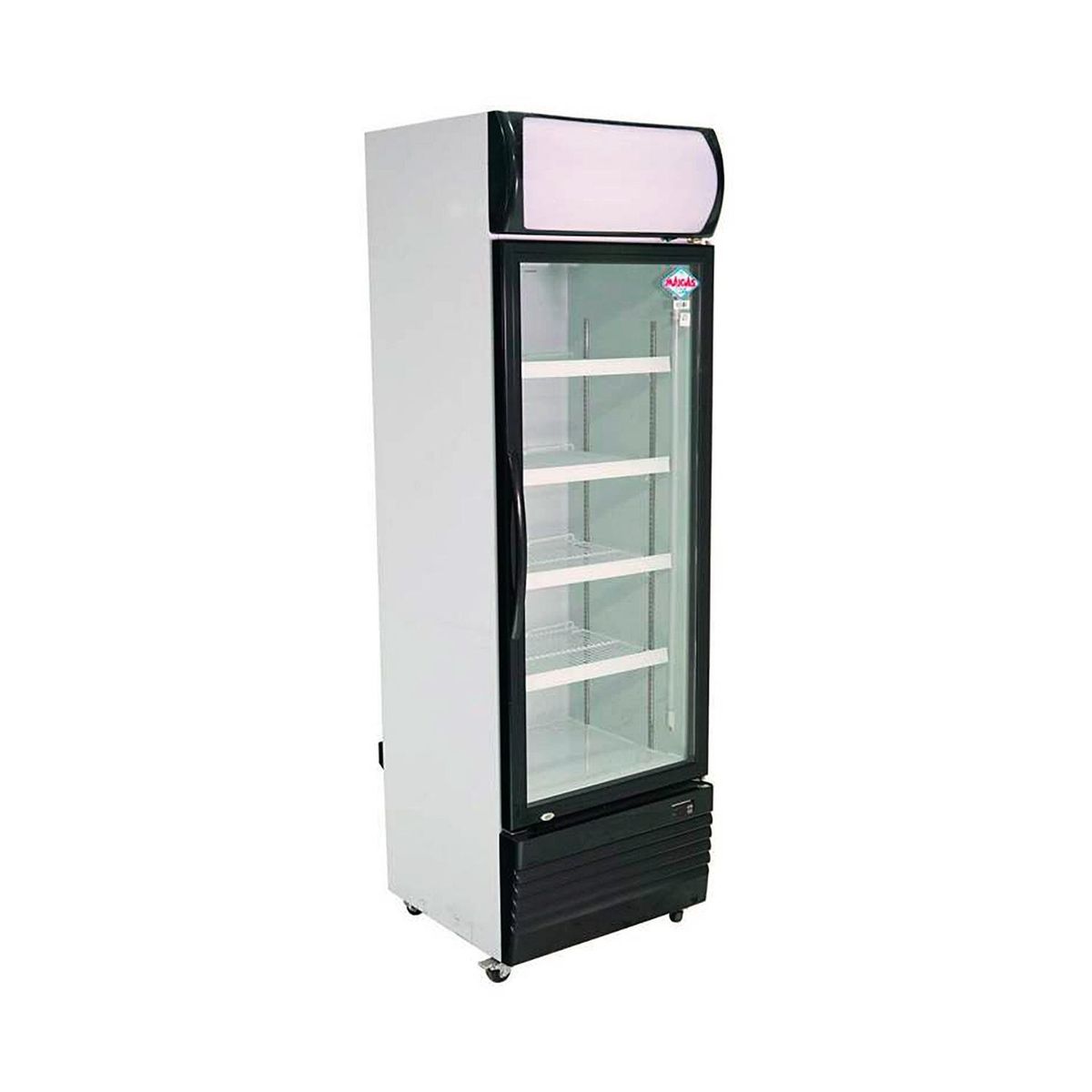 MAIGAS - Visi-Cooler 1 puerta 370 litros negro/blanco