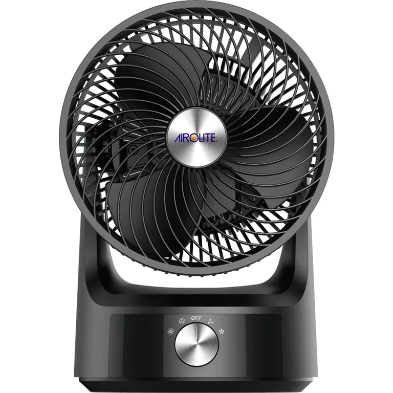 AIROLITE Ventilador 8" Sobremesa Negro