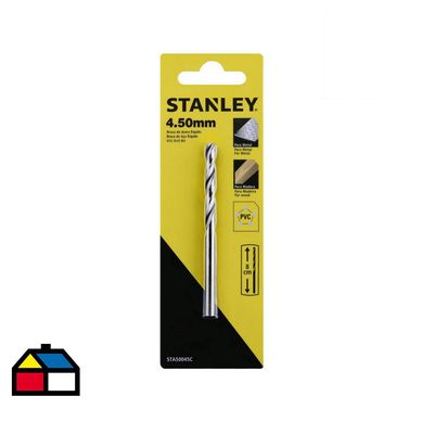 Broca HSS para metal 4,5x80 mm