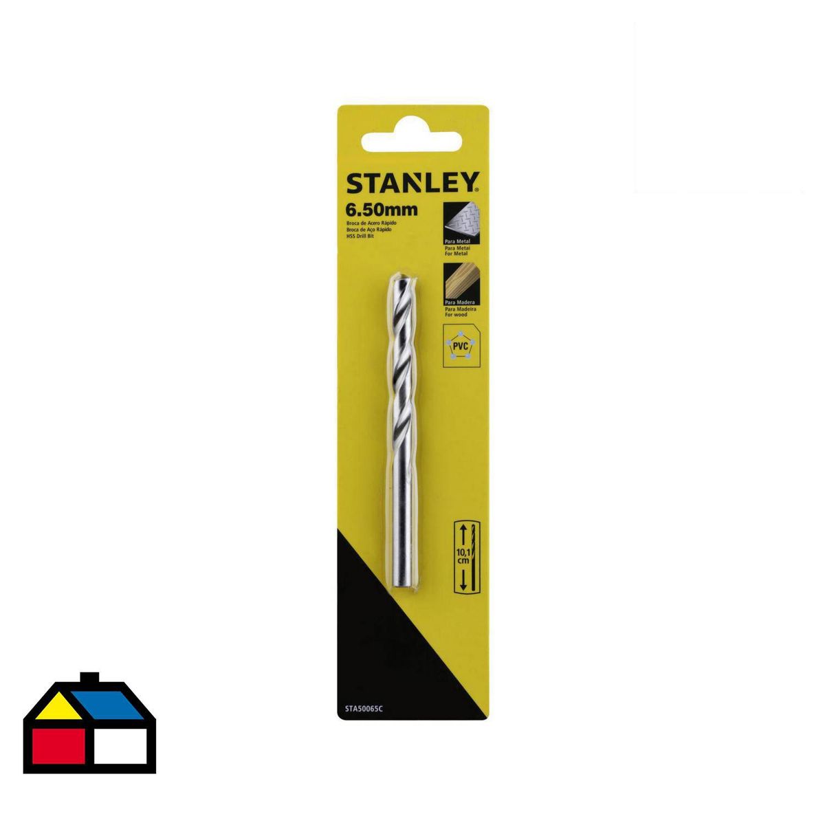 STANLEY - Broca HSS para metal 6,5x101 mm