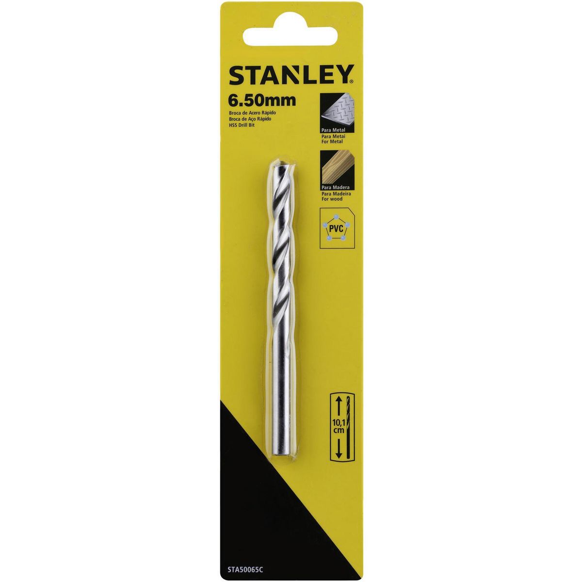 STANLEY - Broca HSS para metal 6,5x101 mm