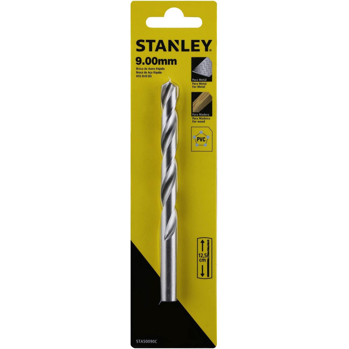 STANLEY - Broca HSS para metal 9x125 mm