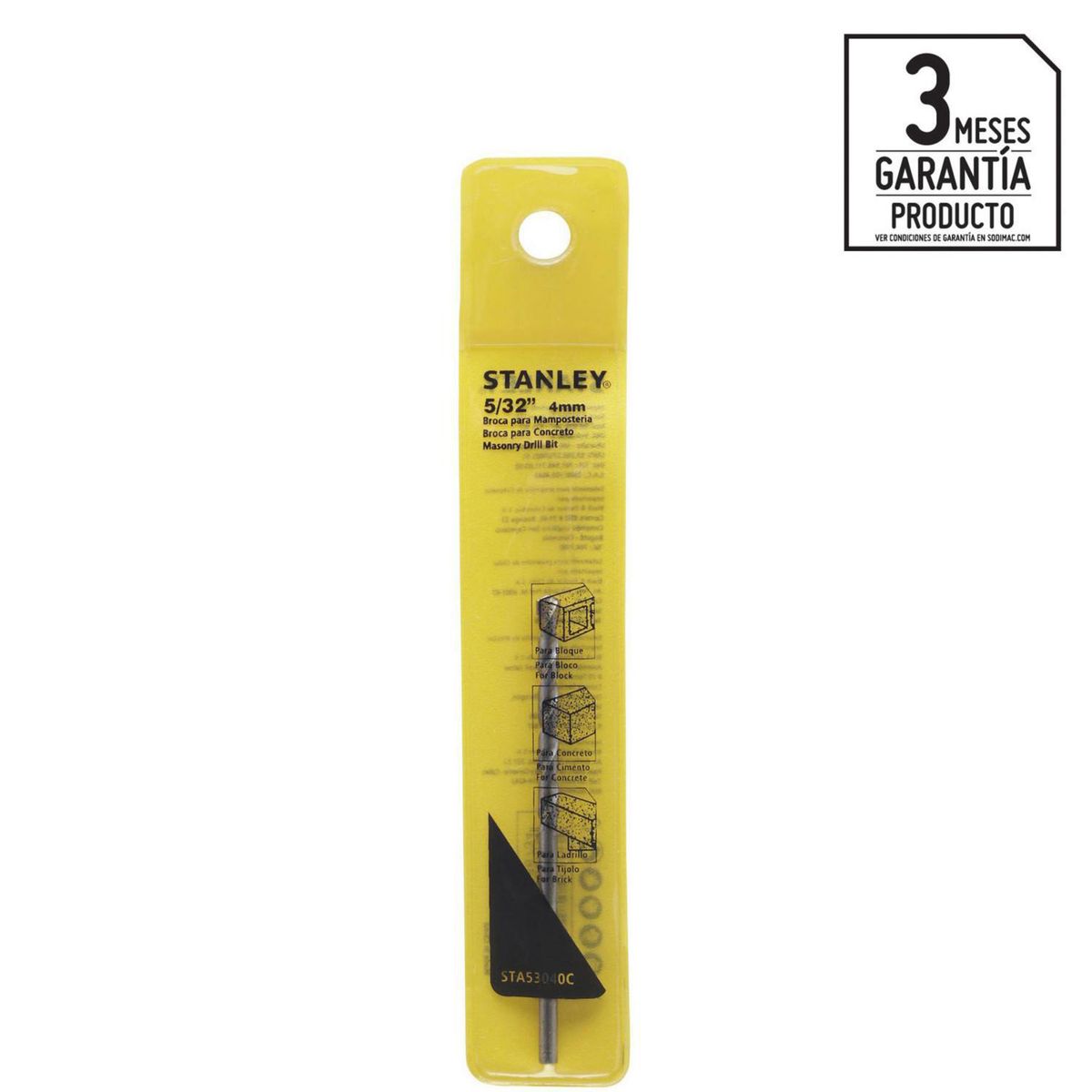 STANLEY - Broca percusión para concreto 4x75 mm