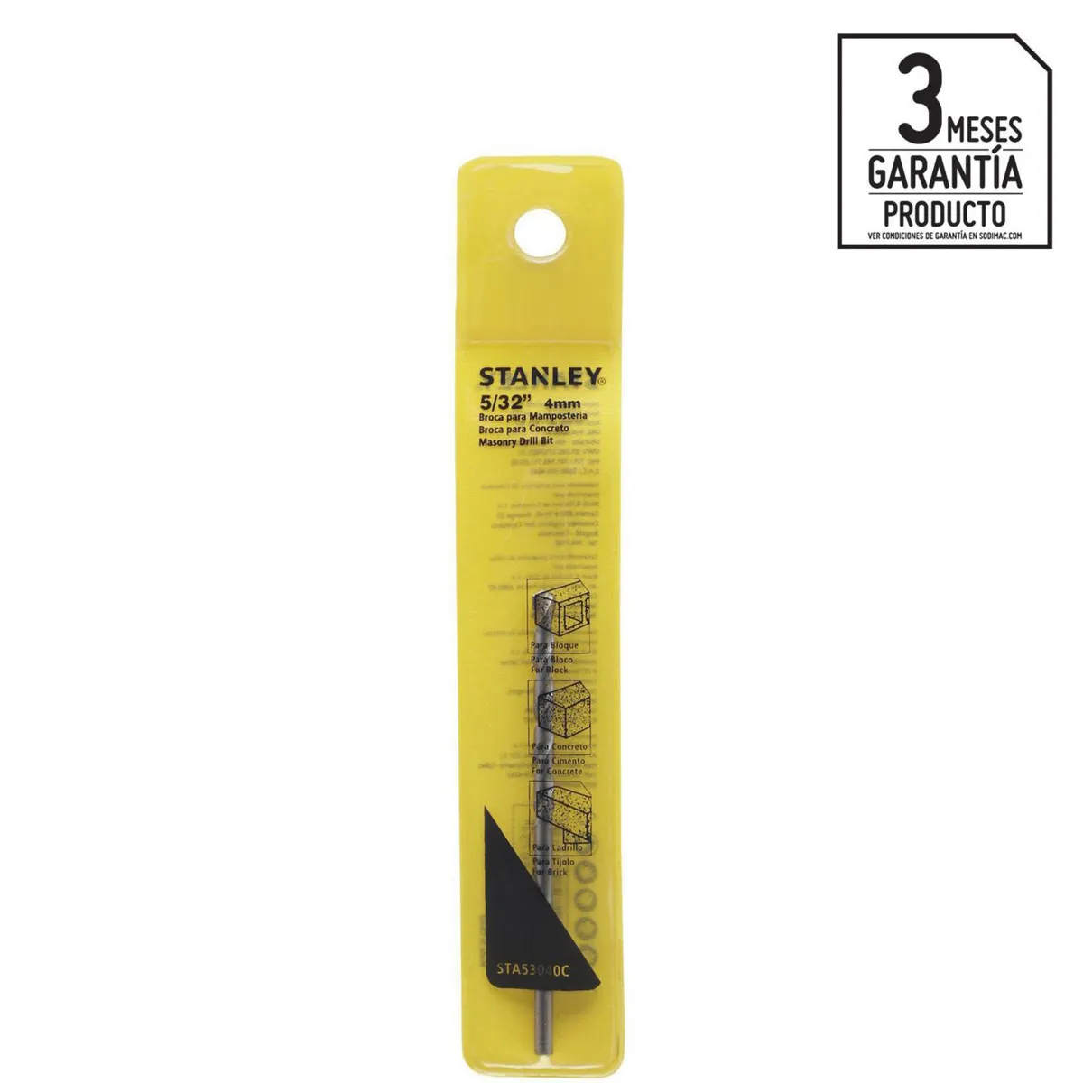 STANLEY - Broca percusión para concreto 4x75 mm