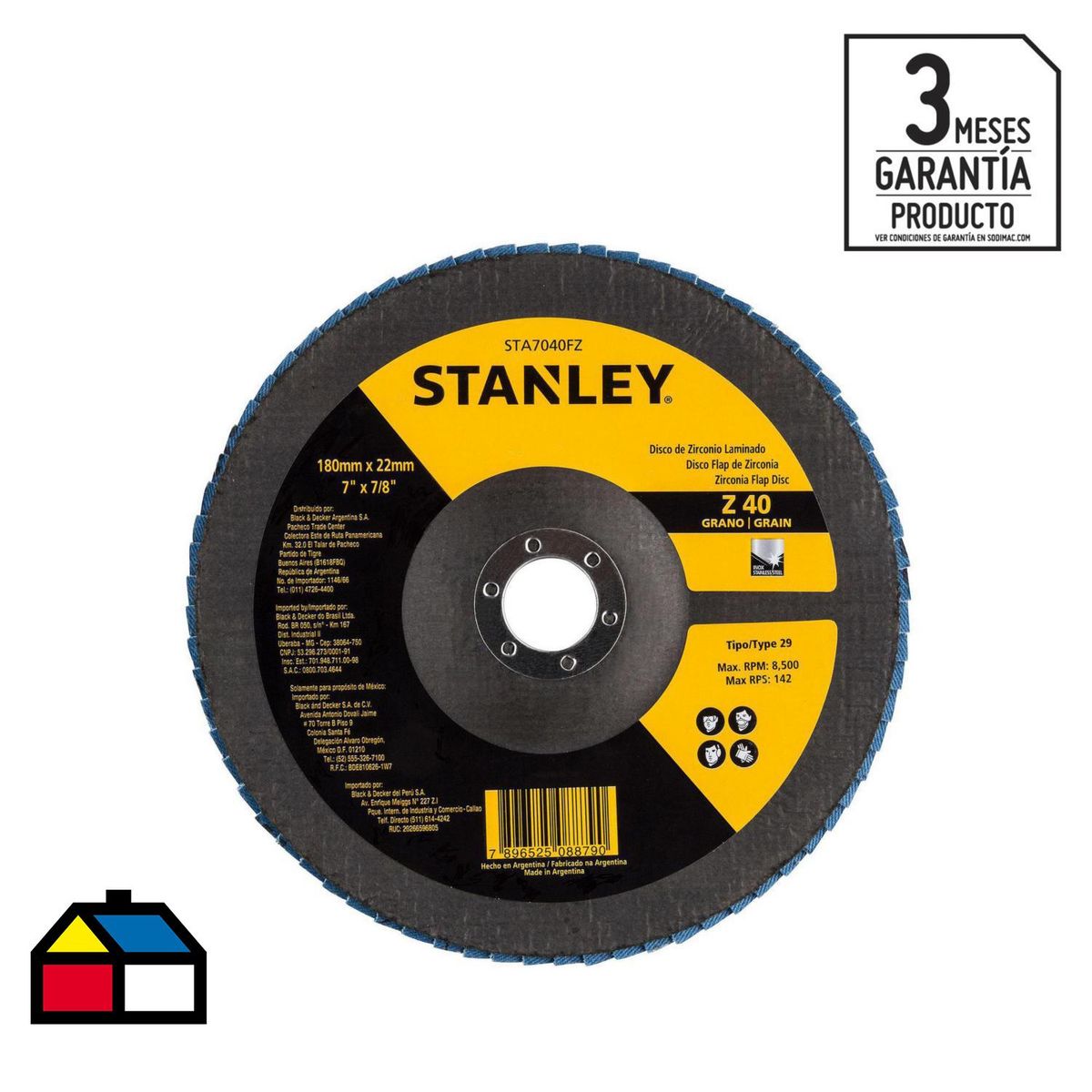 STANLEY - Disco De Lija Traslapado 7"