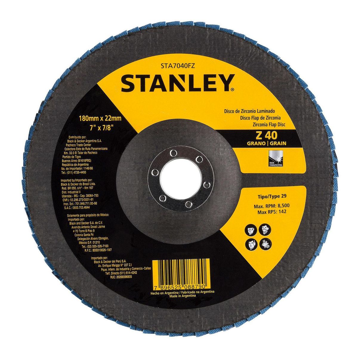 STANLEY - Disco De Lija Traslapado 7"