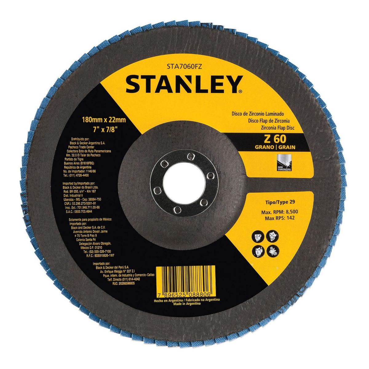 STANLEY - Disco De Lija Traslapado 7"