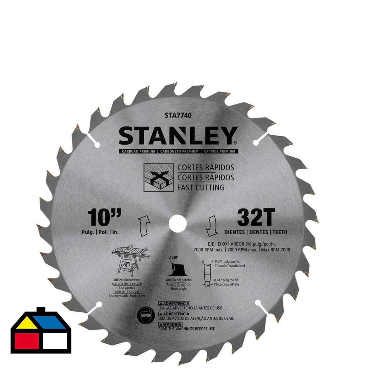 STANLEY - Disco de sierra 10"