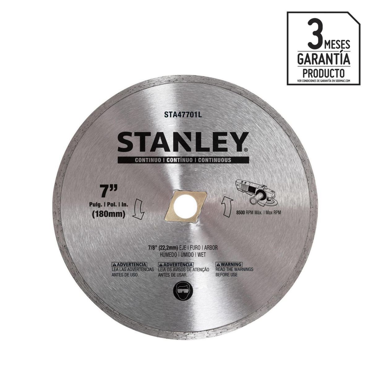STANLEY - Disco diamantado continuado 7"