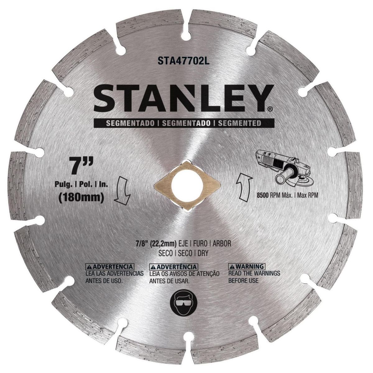 STANLEY - Disco diamantado segmentado 7"