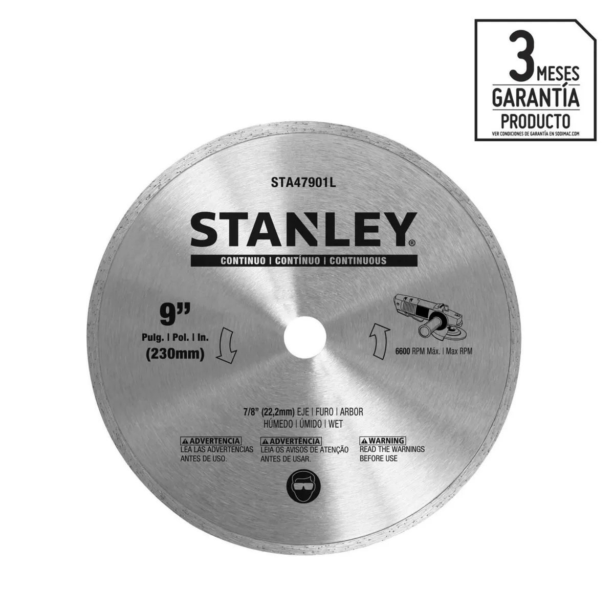 STANLEY - Disco Diamantado Continuado 9"