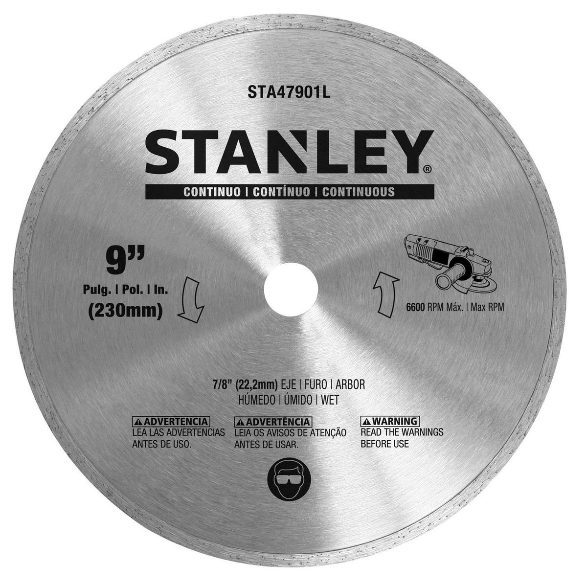 Disco Diamantado Continuado 9", marca STANLEY - Foto 2