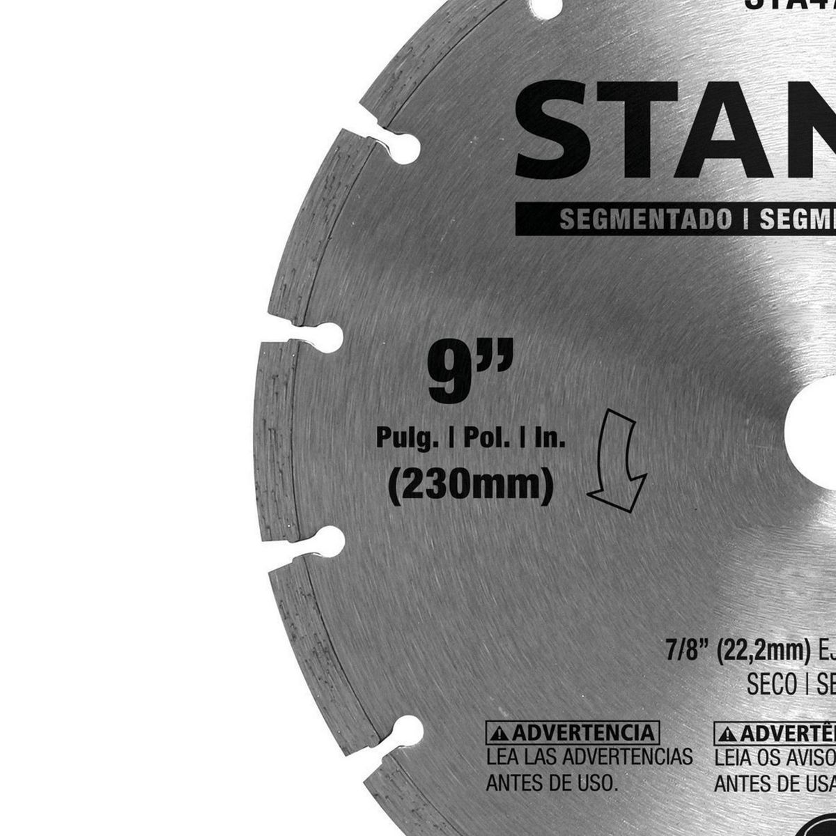 STANLEY - Disco diamantado segmentado 9"