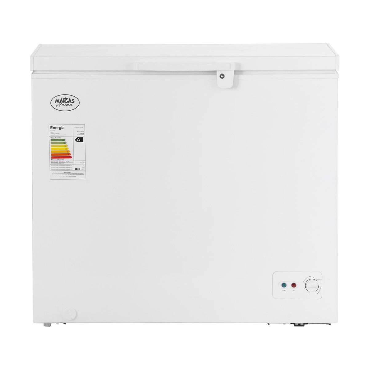 MAIGAS - Congelador Industrial Horizontal 203 Litros Blanco HS-259C