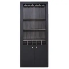 TUHOME - Bar Bellagio 75x175x36.5 cm Siena/Wengue