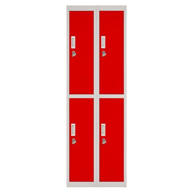 Locker acero 4 puertas con portacandado