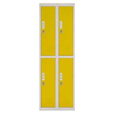 Locker acero 4 puertas con portacandado