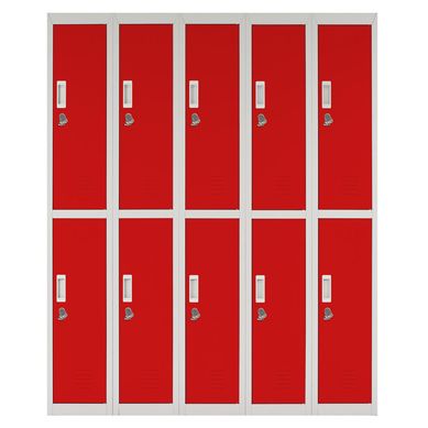 Locker acero 10 puertas con portacandado