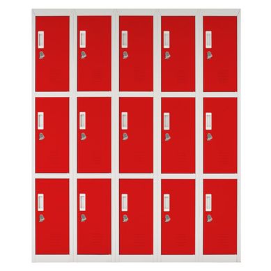 Locker acero 15 puertas con portacandado