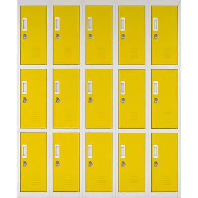 Locker acero 15 puertas con portacandado