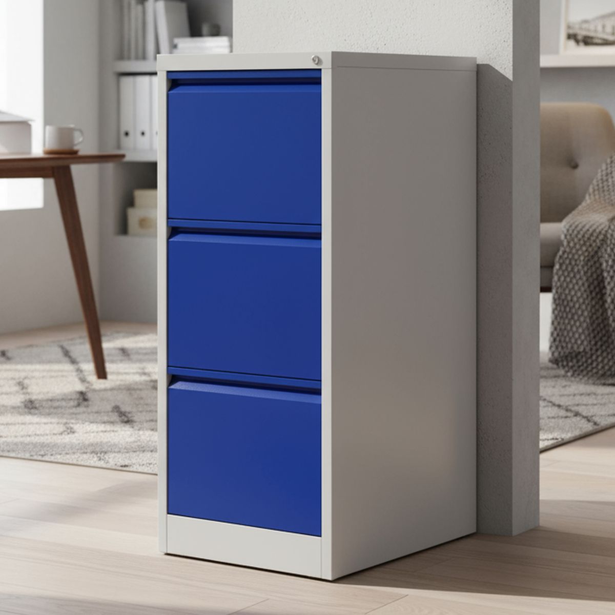 MALETEK - Mueble archivador acero 3 cajones