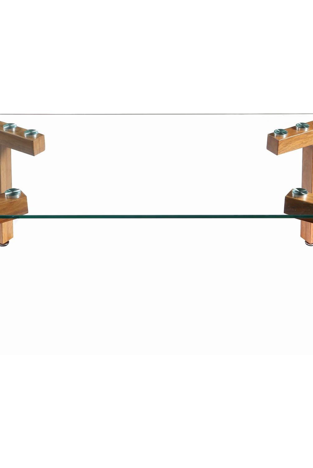 GRUPO LINK - Mesa de centro Jockey Natural 110x60x44 cm
