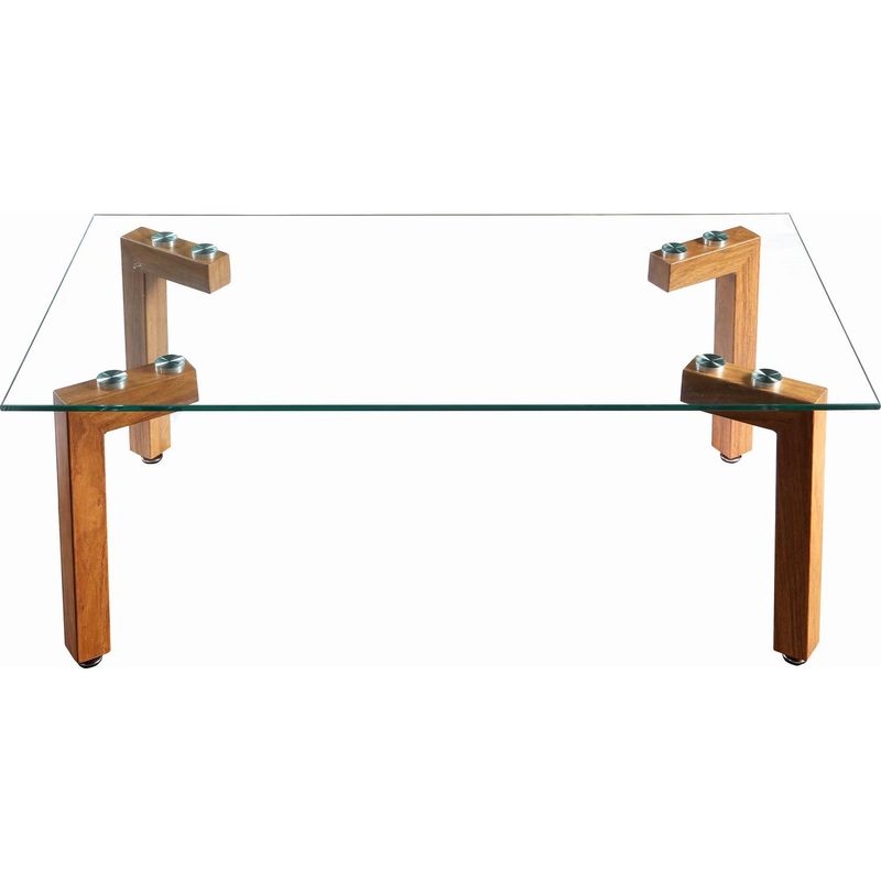 GRUPO LINK - Mesa de centro Jockey Natural 110x60x44 cm