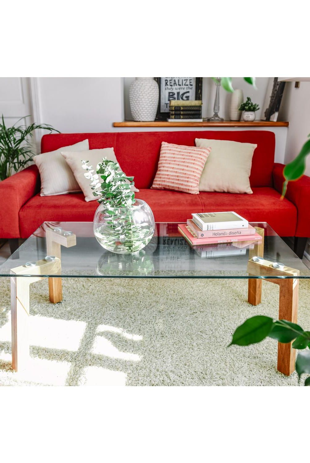 GRUPO LINK - Mesa de centro Jockey Natural 110x60x44 cm