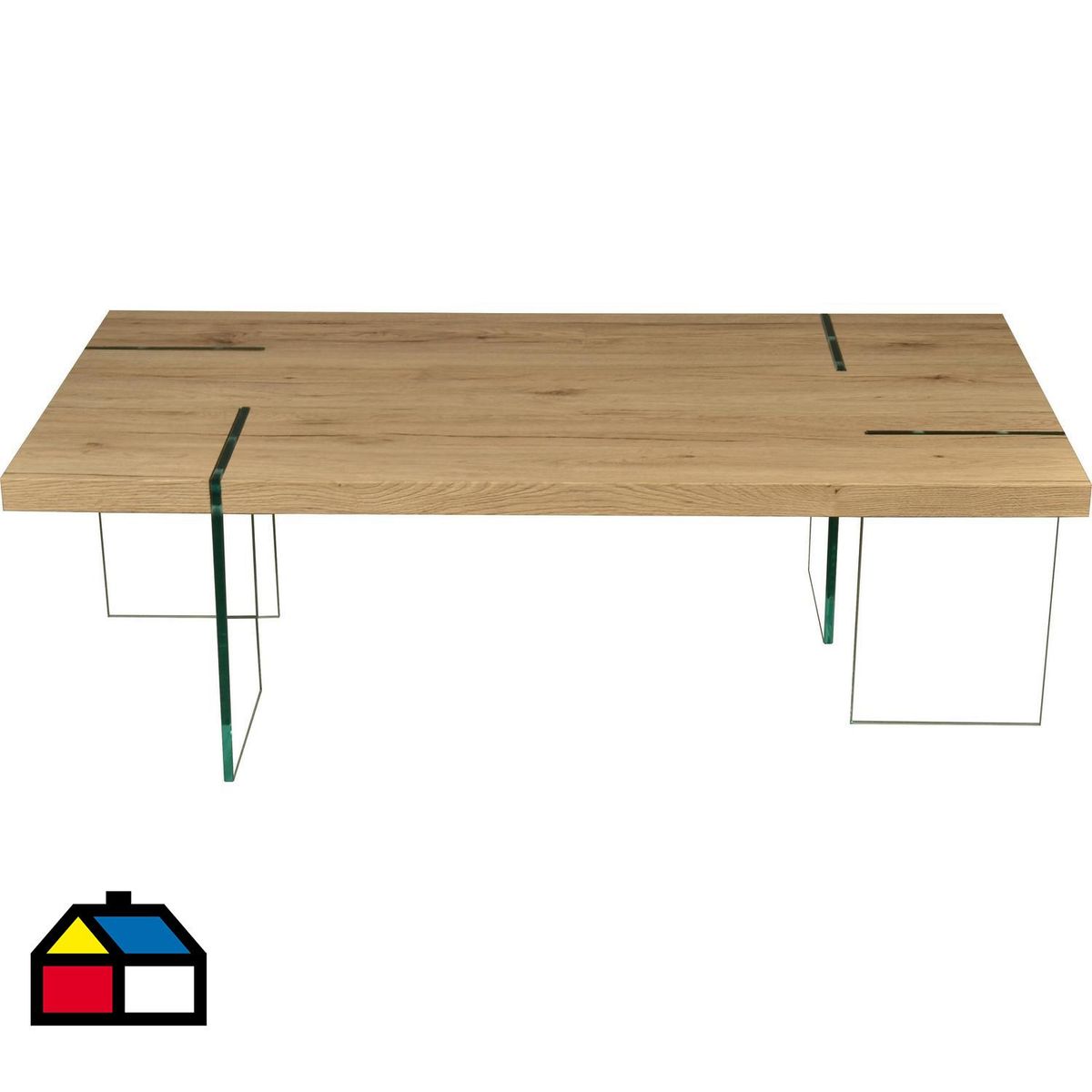 GRUPO LINK - Mesa de centro Technique Natural 60x120x38 cm