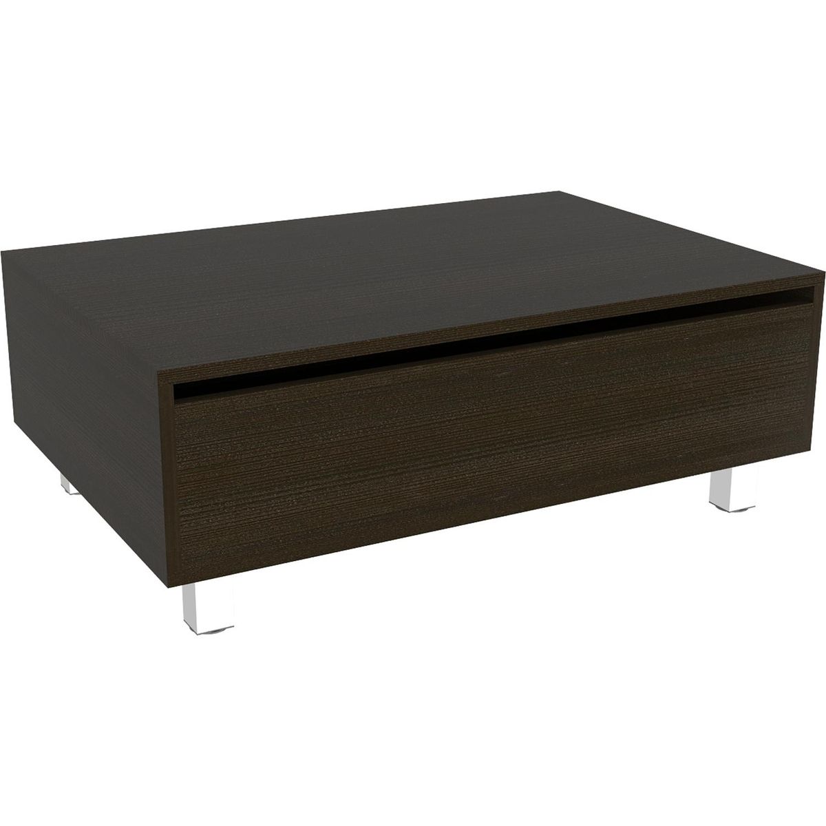 TUHOME - Mesa funcional 30x80x55 cm wengué