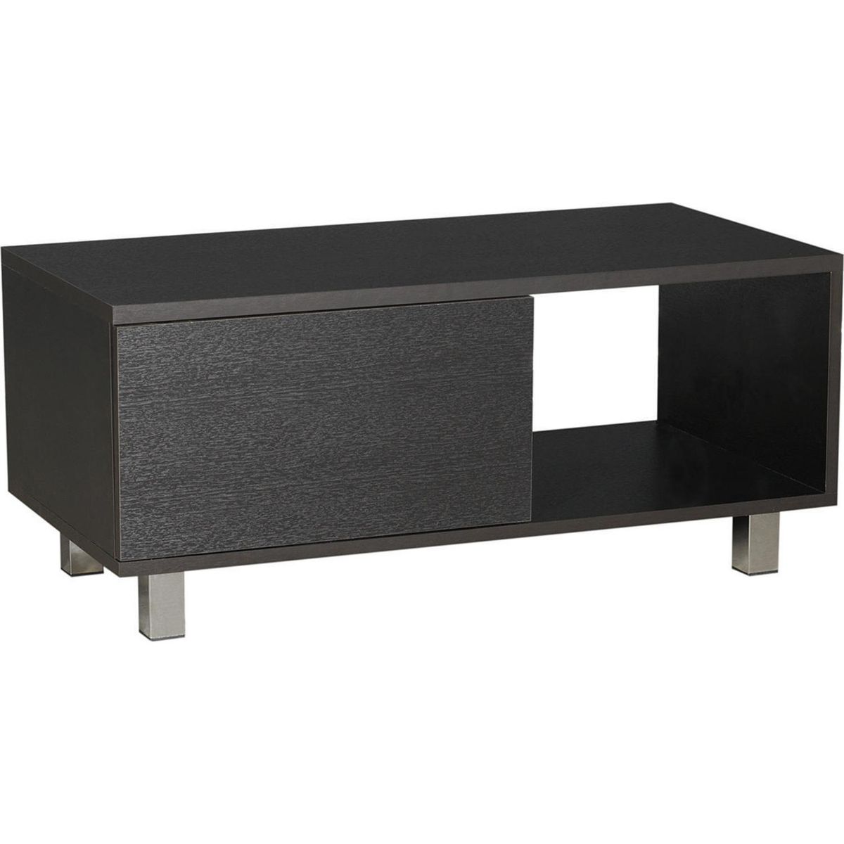 TUHOME - Mesa de centro 30,5x80,1x40 cm wengué