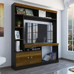 TUHOME - Panel Rack TV 55'' Classic 180.6x180x30.6 cm