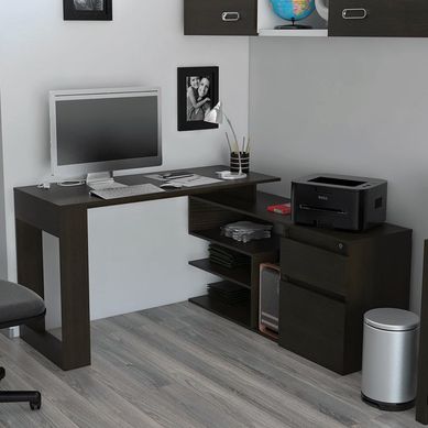 Escritorio Astana 121,5x73,5x138 cm Wengu