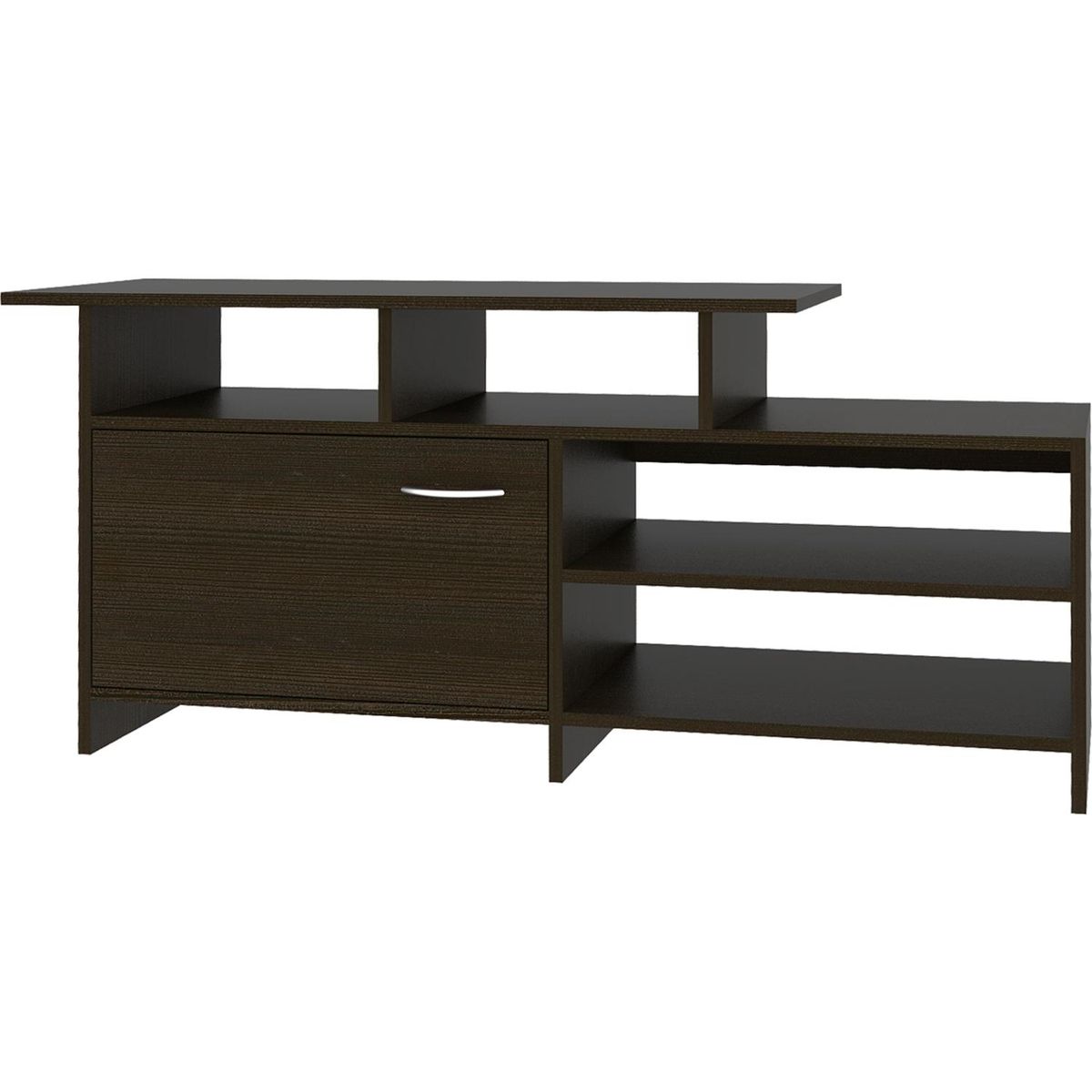 TUHOME - Rack de TV 54,4x119x35 cm wengué