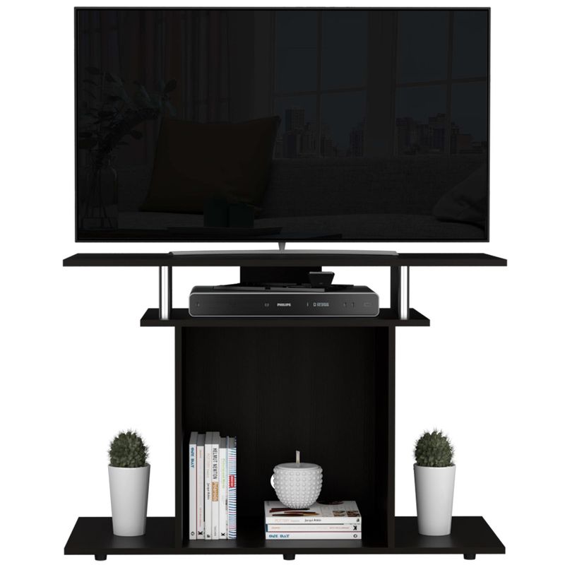 TUHOME - Rack de TV wengué