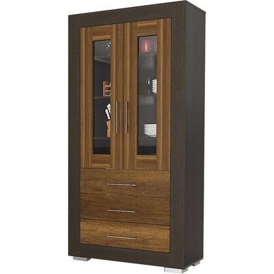 Estantera 4 repisas 180x90x41 cm wengu