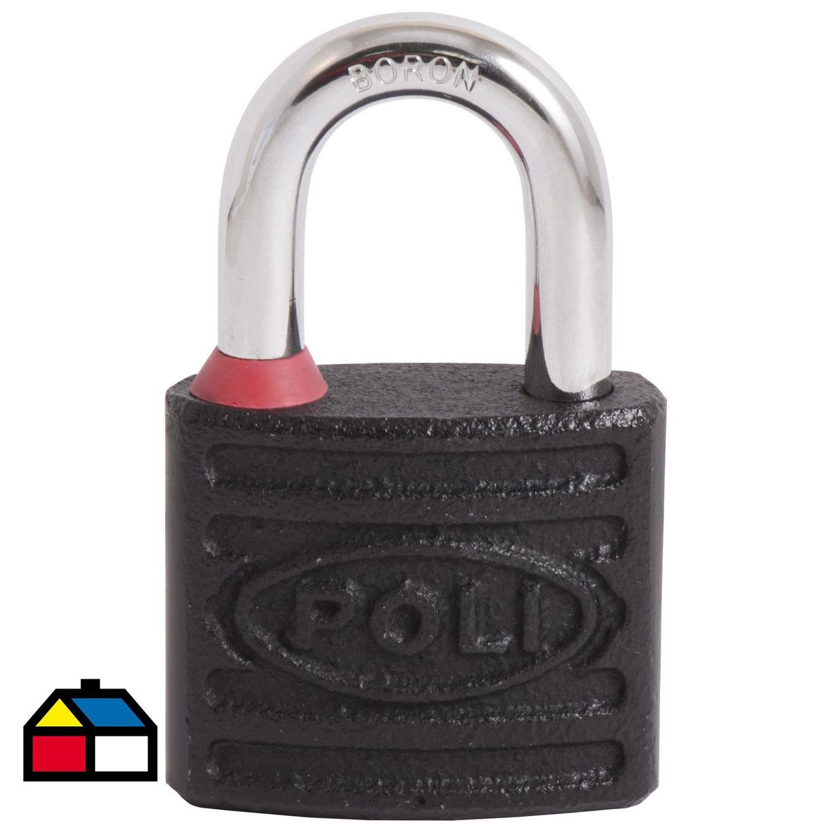 POLI - Candado rústico P150 con llaves 50 mm