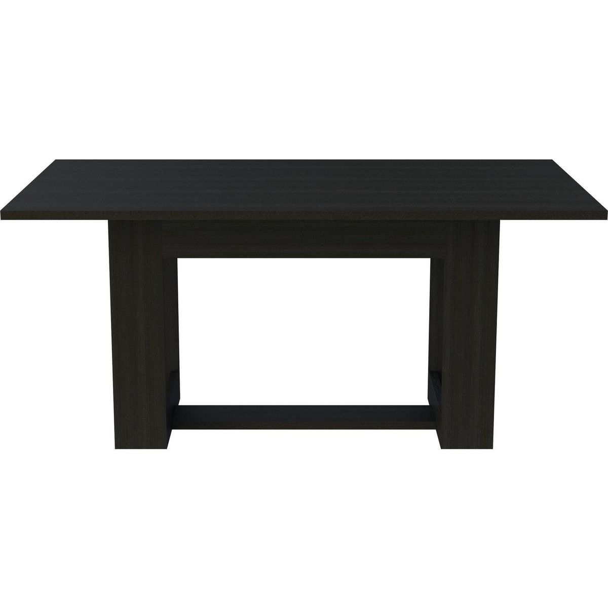 TUHOME - Mesa de comedor 74x85x90 cm wengué