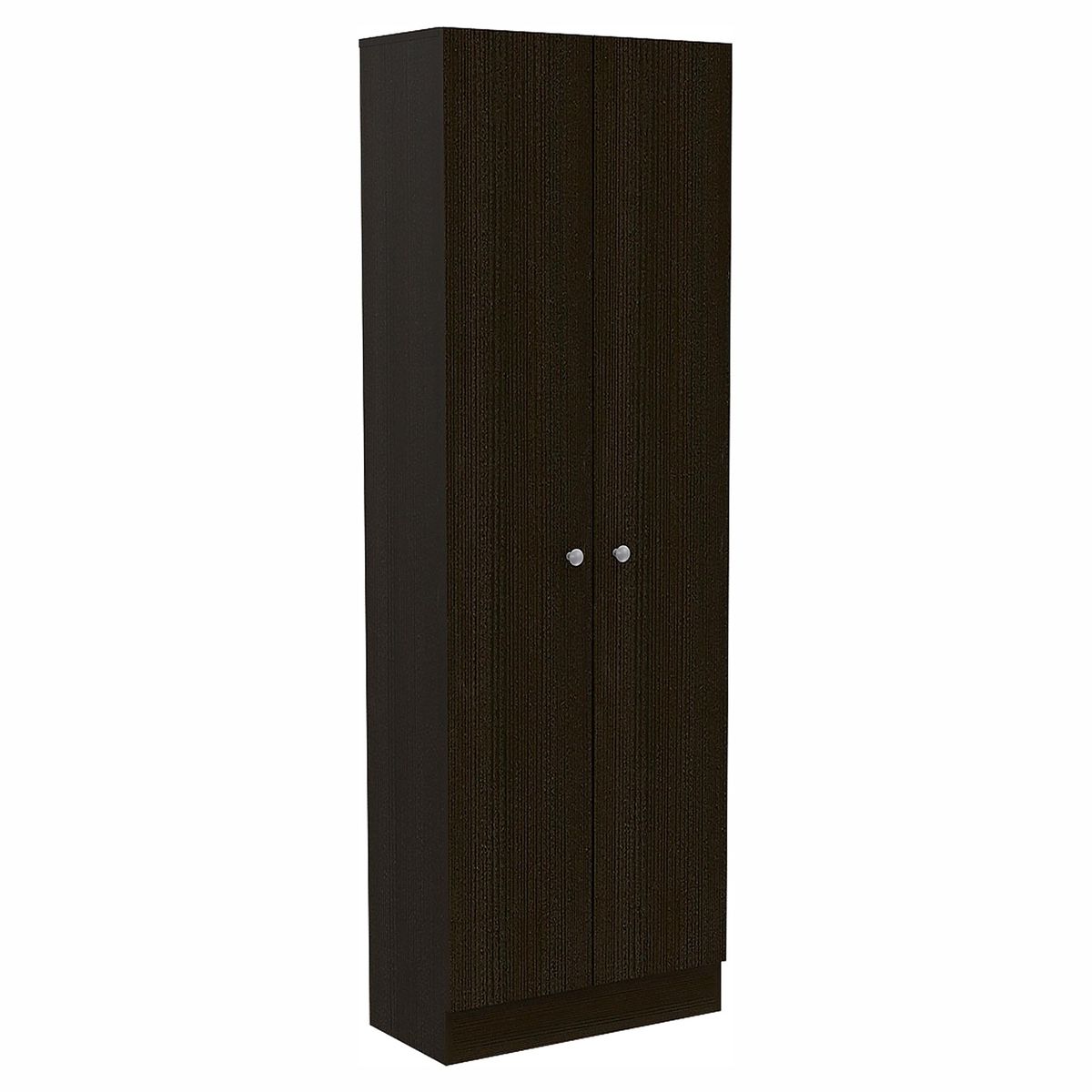 TUHOME - Clóset Home 2 Puerta(s) 3 Repisa(s) 60xx30,2 cm Wengué/Negro