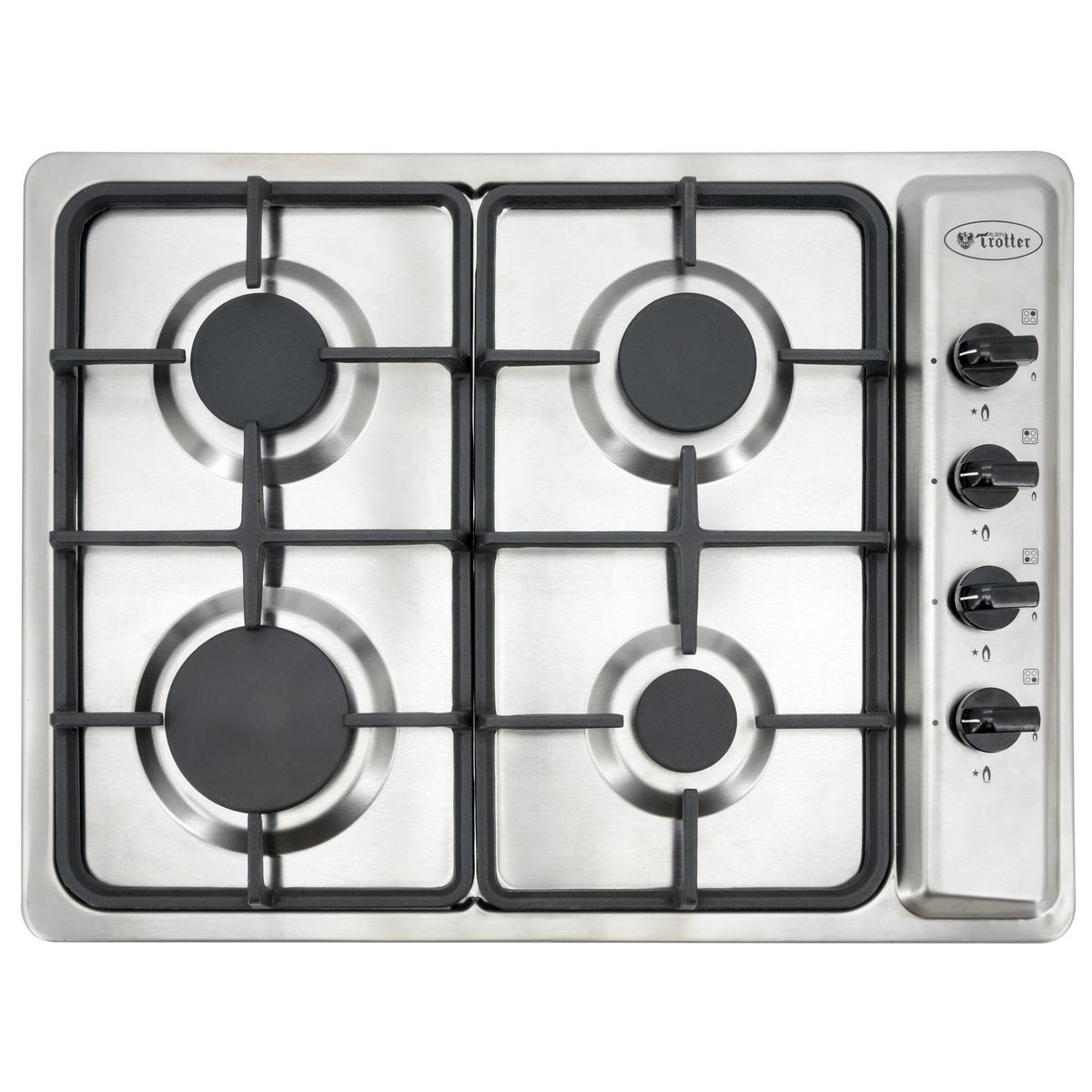 ALBIN TROTTER - Combo encimera a gas licuado 4 quemadores + horno empotrable.