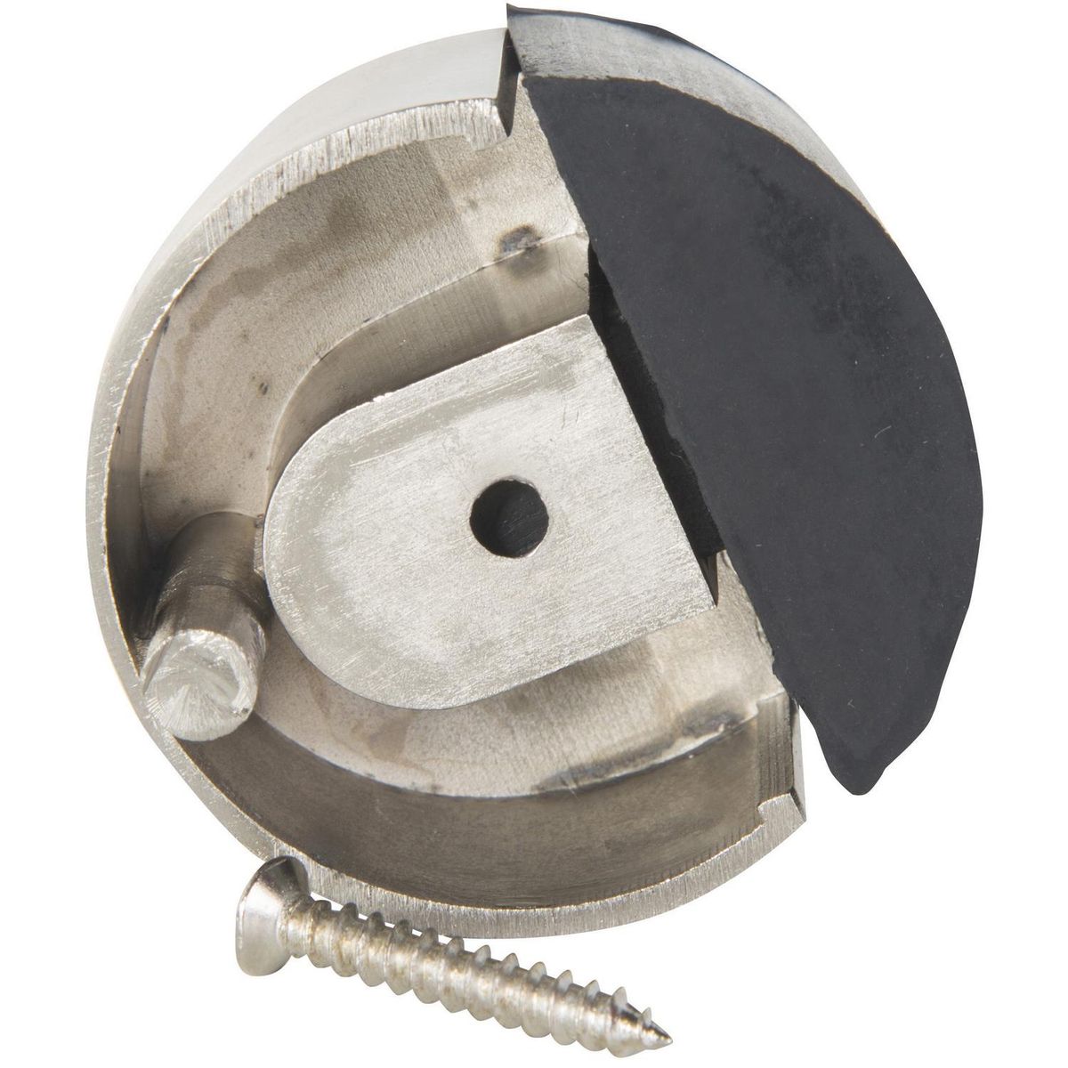 DVP - Tope Puerta Niquelado Protección Hogar Y Oficina