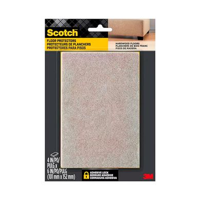 Fieltros Protectores Rectangulares, Beige, 10,1 cm x 15, 2 cm