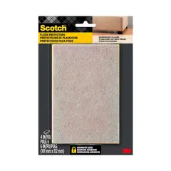 SCOTCH - Fieltros Protectores Rectangulares Beige 10,1 cm x 15, 2 cm.